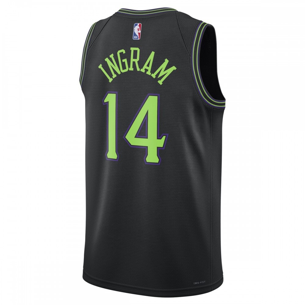 Brandon Ingram New Orleans Pelicans Unisex 2023/24 Swingman Jersey - Black - City Edition-Pro Kit Vault | Brand New 26/27 Sports Jerseys